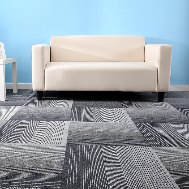gray carpet tiles