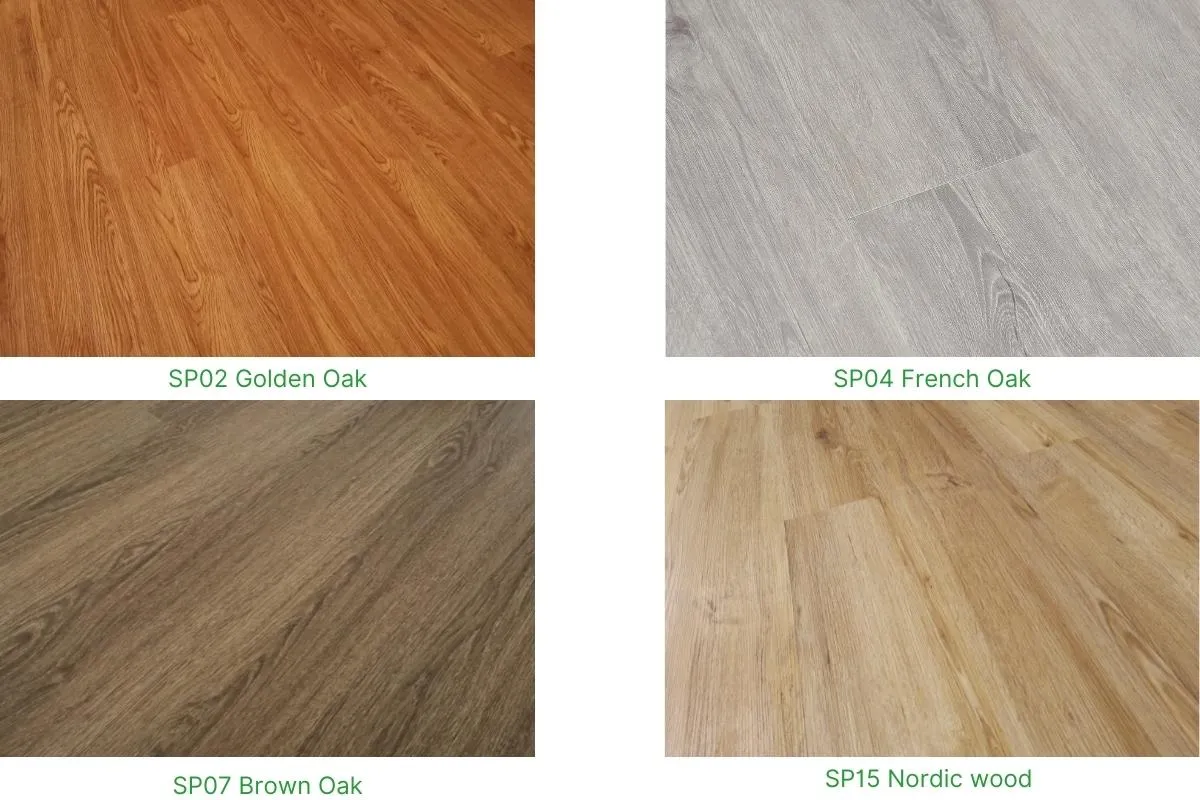 Foxflor spc series flooring color selection
