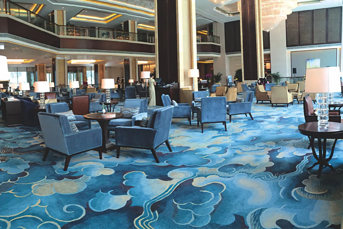 hotel lobby carpet